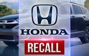 Triệu hồi gần 450.000 xe ôtô Honda dính lỗi dây đai an toàn