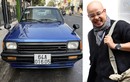 Qua Vũ cưỡi "ông cụ" Toyota Starlet 40 năm tuổi dạo phố Sài Gòn