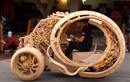 Tận mục chiếc ôtô gỗ độc lạ phác thảo từ AI của thợ mộc Việt