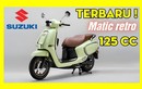 Suzuki US125 giá rẻ đẹp như Vespa, sẵn sàng “đối đầu” Honda Stylo