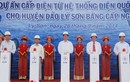 Người dân Lý Sơn háo hức xem lễ đóng điện lịch sử