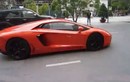 Siêu xe Aventador triệu đô đi dạo trên phố Sài Gòn