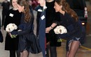 Công nương Kate Middleton chật vật vì váy ngắn