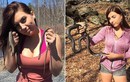 Nữ sinh gợi cảm mạo hiểm chụp ảnh với bầy rắn ác mộng