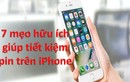 7 mẹo hữu ích giúp tiết kiệm pin trên iPhone