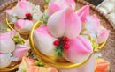 Bánh bao đào tiên “đổ bộ” chợ mạng trước Rằm tháng Giêng
