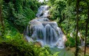 Thác nước ‘bậc thang’ cách Hà Nội 100km, du khách chơi quên lối về