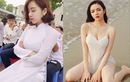 Hot girl ngủ gật từng trượt dài trên “con đường khoe thân“