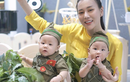 Hai em bé nhà Phương Oanh dễ thương trong bộ ảnh mừng Đại lễ
