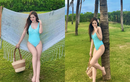 Bạn gái hậu vệ tuyển Việt Nam diện bikini đốt mắt người nhìn