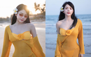 DJ Mie diện váy “lưới đánh cá” trễ nải khoe dáng gợi cảm