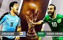  Uruguay với Saudi Arabia: Chỉnh lại thước ngắm