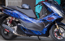 "Xế nổ" tay ga Honda PCX độ kiểng độc đáo tại Sài Gòn