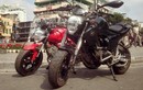 Cặp đôi “xế nổ” minibike cực độc khoe hàng tại Hà Nội