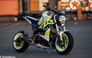 Cận cảnh Ducati Monster "nhái” độ phong cách drag bike