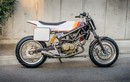 Naked-bike Honda VTR250 “lột xác” flat track cực độc