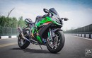 Siêu môtô Kawasaki ZX-10R độ “cá mập xanh” siêu dữ