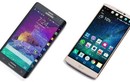 So sánh thú vị về màn hình phụ Galaxy Note Edge và LG V10