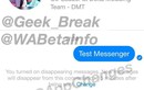 Rò rỉ tính năng tin nhắn tự hủy trên Facebook Messenger