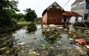 Ngập lụt ở Chương Mỹ: Khốn đốn rác tràn vào nhà
