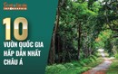 [INFOGRAPHIC] 10 Vườn quốc gia hấp dẫn nhất châu Á