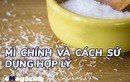 e-Magazine: Mì chính và cách sử dụng hợp lý