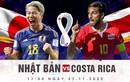 Nhận định tỷ lệ kèo Nhật Bản vs Costa Rica 17h 27/11 bảng E World Cup 2022