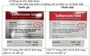 Có gì trong thuốc kháng sinh Cefuroxim 500 giả vừa bị phát hiện?