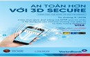 VietinBank bảo mật tối ưu thẻ Visa bằng chức năng 3D Secure