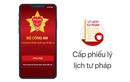 Từ 1/10 thí điểm cấp Phiếu lý lịch tư pháp trên VNeID