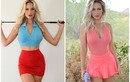 “Nữ thần sân golf” liên tục gây “nóng mắt” vì ăn mặc hớ hênh