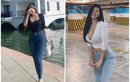 Danh tính hot girl Việt chỉ mặc quần jean cũng nổi bật khắp phố