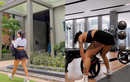 Mặc váy tập tạ, “hot girl phòng gym” khiến netizen khó hiểu