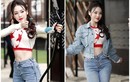 “Hot girl hàng không” gây chú ý khi mặc lộ eo bắn cung