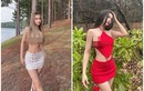 Hot girl Sài thành khoe vòng eo cổ chai ở đồi thông