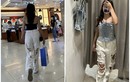 Con gái VĐV bóng chuyền Kim Huệ mặc quần rách tươm, netizen phản ứng