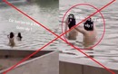 Hai người tắm ở Hồ Gươm: Đưa tin “fake”, bị phạt sao?