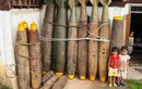 Những vật dụng độc đáo làm từ vỏ bom ở Lào