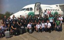 Hình ảnh đội bóng Brazil trước chuyến bay xấu số