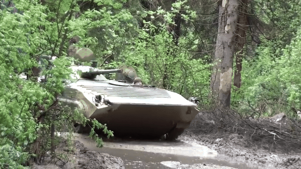 Xe chiến đấu bộ binh của Nga chống drone bằng... “lông nhím” 