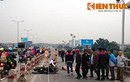 Chết thảm sau khi bị kéo lê 20m trên cầu Thanh Trì