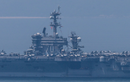 Choáng ngợp hình ảnh tàu sân bay Carl Vinson trên vịnh Đà Nẵng