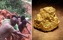 Đào được “tảng đá” khủng lấp lánh vàng, nghi kho báu triệu đô 