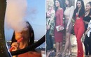 World Cup: Vợ và bồ cầu thủ Anh hút shisha, "xõa" tới 3 giờ sáng 