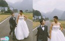 Bộ ảnh cưới đặc biệt hoán đổi trang phục gây xôn xao mạng xã hội