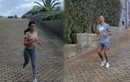 Rủ nhau chạy bộ, Ronaldo khen người yêu là 'bạn tập xinh đẹp'