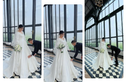 Đang hạnh phúc bên chồng, MC Hoàng Linh bất ngờ đăng ảnh mặc váy cưới