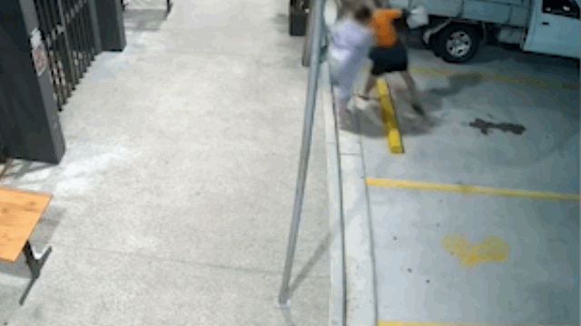Video: Bị giật túi xách, cụ bà tung đòn kẹp cổ tên cướp