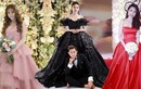 Sao Việt chơi lớn chọn mẫu váy cưới màu nổi cho ngày trọng đại 