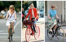 Ấn tượng với thời trang xe đạp dạo phố của sao Hollywood